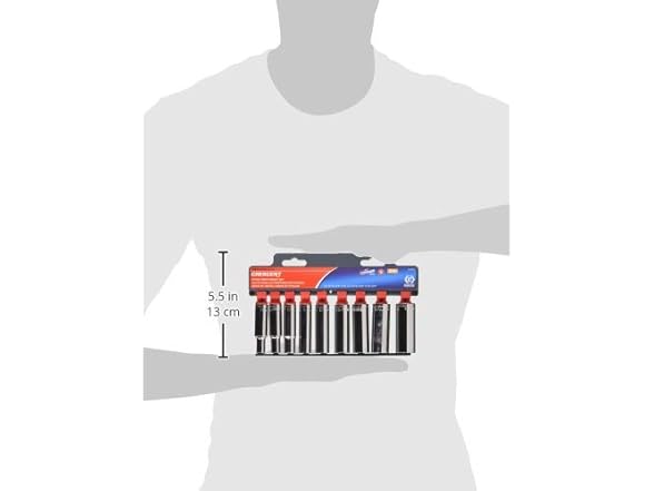 Crescent CSAS6N 9 Piece SAE Socket Set