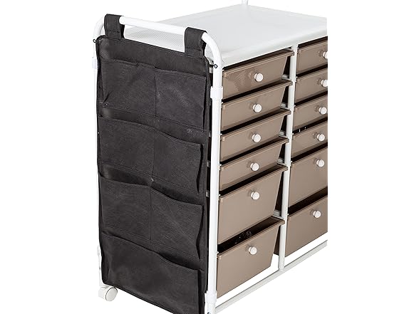 Honey Can Do 12-Drawer Metal Cart