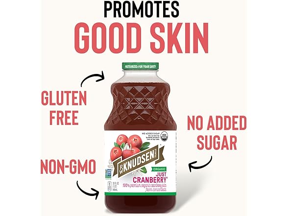 1CT R.W. Knudsen Organic Just Cranberry Juice