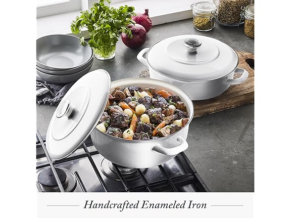 Merten & Storck 3.7QT & 5.5QT Dutch Ovens with Lids
