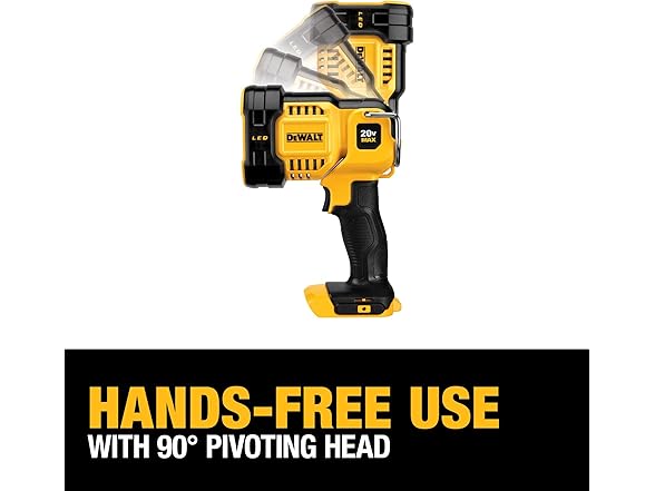 DEWALT 20V MAX LED Work Light, Handheld Spotlight with 508 Y (Open Box)