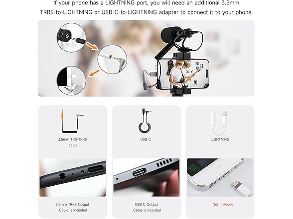 Comica VM10-K2 Tripod + Mic Kit 3.5mm