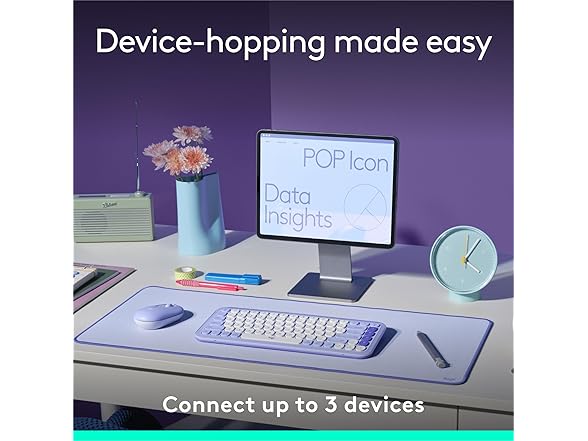 Logitech POP ICON Keys Wireless Bluetooth Keyboard