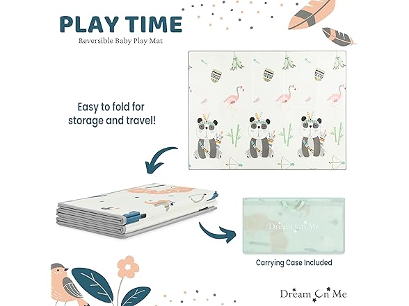 Dream On Me Reversible Baby Play Mat