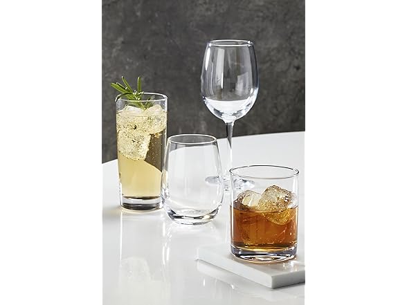 Oneida  5 Oclock Hiball Glasses, Set Of 4