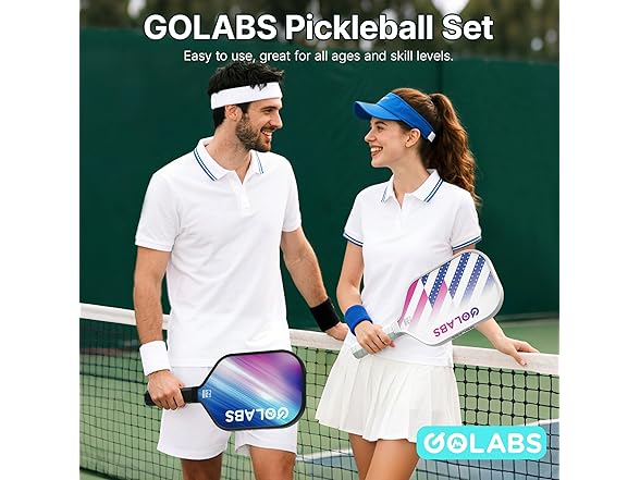 Golabs PB1 Pickleball Paddles Set of 2