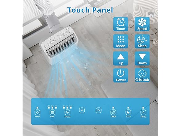 HobbyField 14000 BTU Portable Air Conditioner with