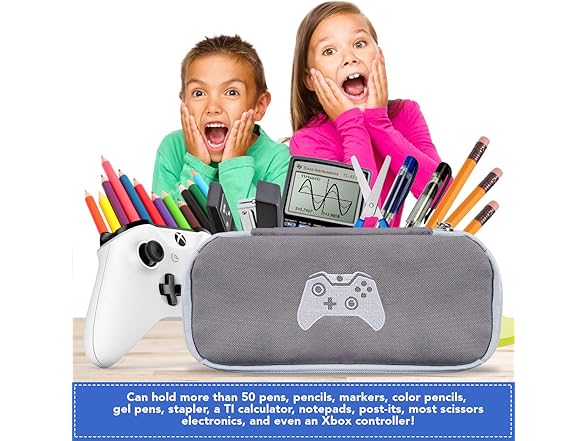 L LIFETIME Pencil Case Organizer Zipper Pouch