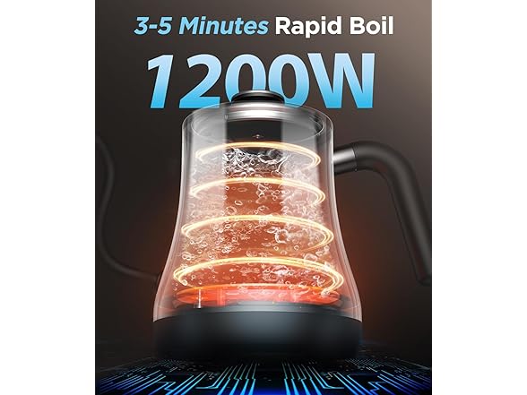 0.8L Black Electric Kettle