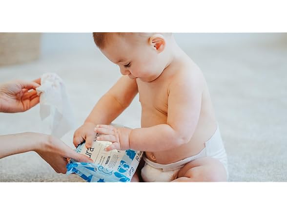 Pura Flushable Toddler Wipes 1 x 60 Wipes