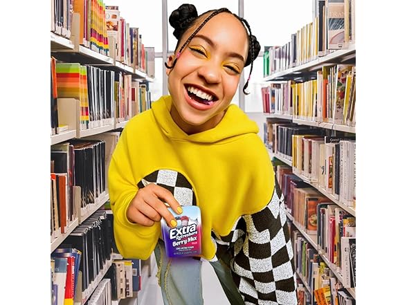 Extra Refreshers Berry Mix Gum, 40-Piece