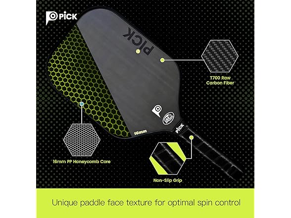 PiCK RP700 Pickleball Paddle 16mm