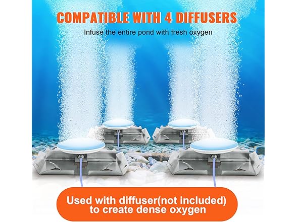 VEVOR Pond Aerator, 550W Power
