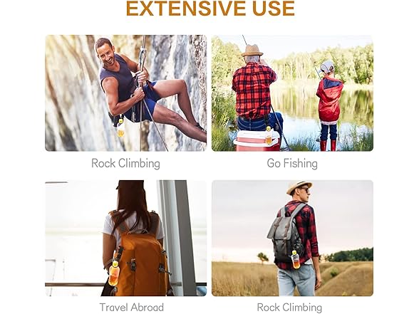 LYU Buckle Portable Water Bottle Ring