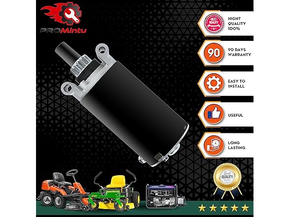 Starter Motor Replaces Cub Cadet