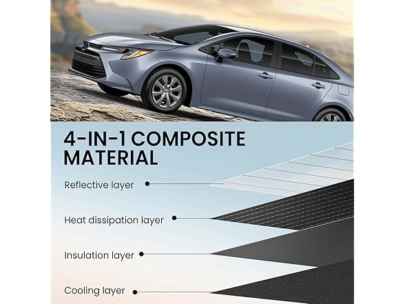 Toyota Corolla Windshield Sun Shade