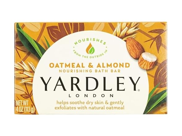 Yardley Oatmeal Soap 4oz 3pk