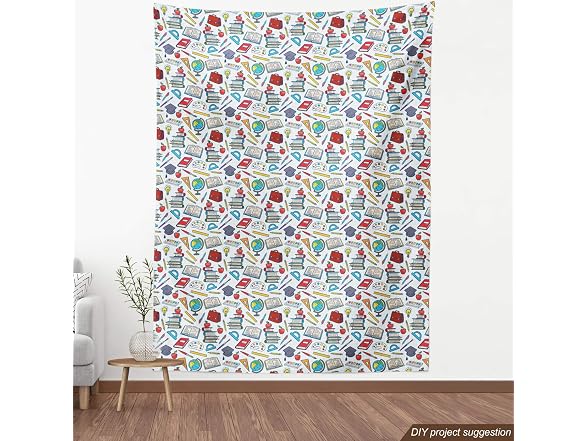 Ambesonne Science Fabric by The Yard