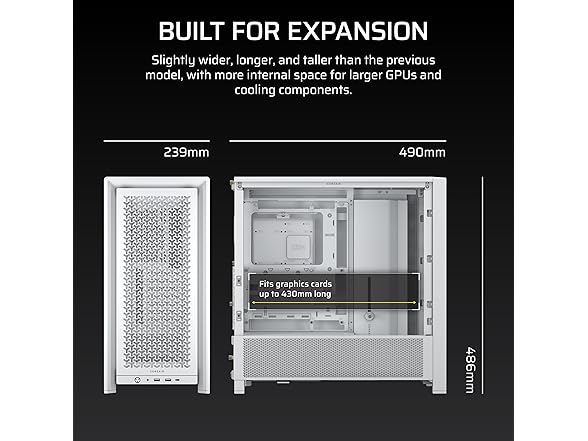 CORSAIR 4000D Frame Modular Mid-Tower ATX