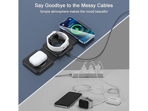 RTOPS 3 in 1 Magnetic Wireless Charger - Gallery 4