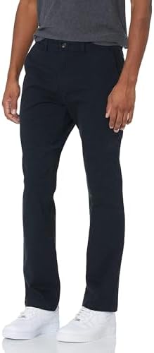 Amazon Essentials Men's Athletic-Fit Casual Stretch Chino Pant (Available in Big & Tall), Black, 40W x 32L