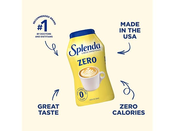 10PK SPLENDA LIQUID Zero Calorie Sweetener Drops