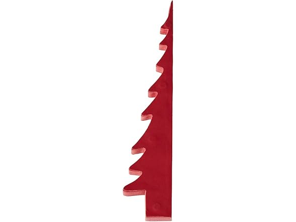 Honeycomb Paper Christmas Trees Red