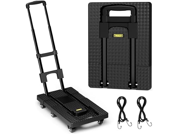 Folding Hand Truck Dolly 6-Wheel 440lbs