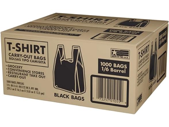 Generic Black Plastic Bags