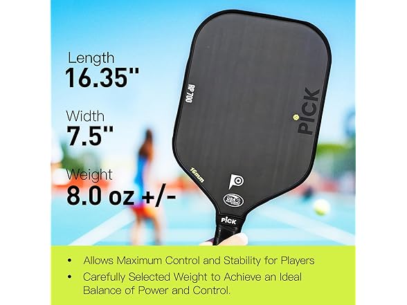 PiCK RP700 Pickleball Paddle 16mm