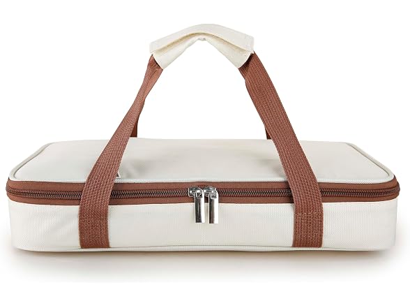 Le Regalo Glass Casserole with Insulated Carry Bag - 3 Quart 