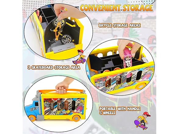 Hestiasko Finger Skateboard Park Set