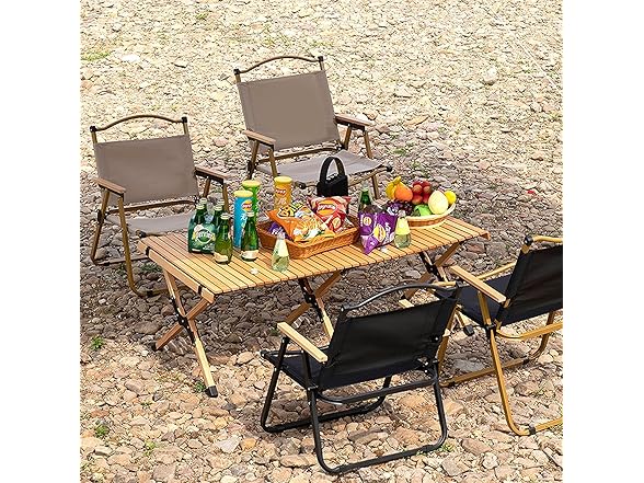 YSSOA Folding Beach Chair w/ Storage