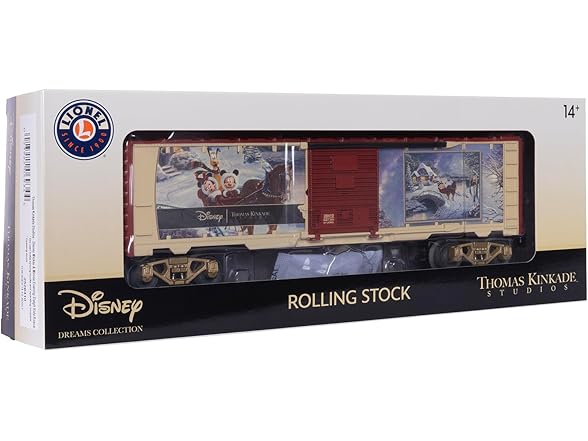 Lionel Disney Mickey & Minnie Evening Sleigh Ride Christmas Boxcar