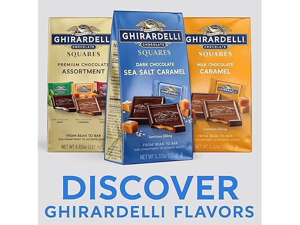 Ghirardelli Dark Choc Sea Salt Caramel