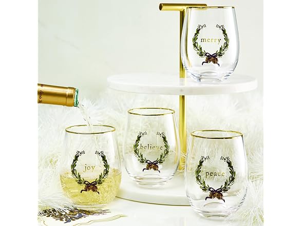 Holiday Glass Set - 17-Ounce 