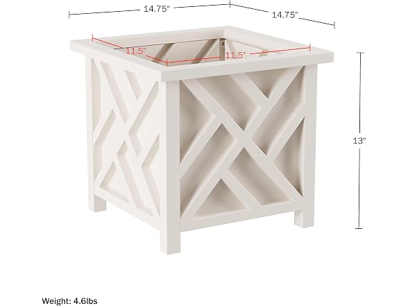 Pure Garden Lattice Design Planter