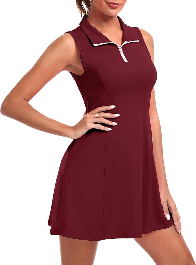 Fkeep Women's Golf Tennis Dress Athletic - Gallery 29