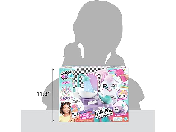 Canal Toys Airbrush Plush Hair’iffic Hair Salon