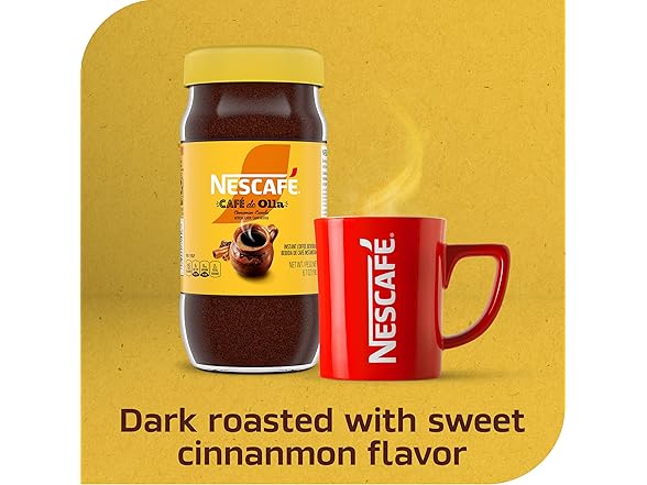 Nescafe De Olla, Cinnamon Flavored Instant Coffee