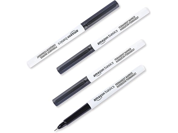 Amazon Basics Ultra Fine Markers, 24-Pack