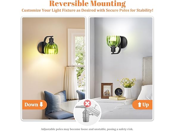 VerRon B0F1FLF17S Wall Sconce Set of Two