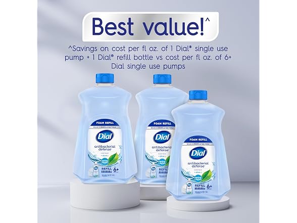 Dial Antibacterial Hand Soap Refill Spring 52oz
