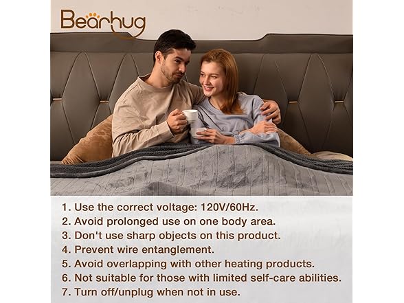  Twin Size Electric Blanket Champagne