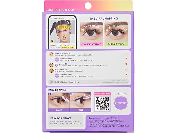 imPRESS Kiss Impress Individual Lash Kit Pre