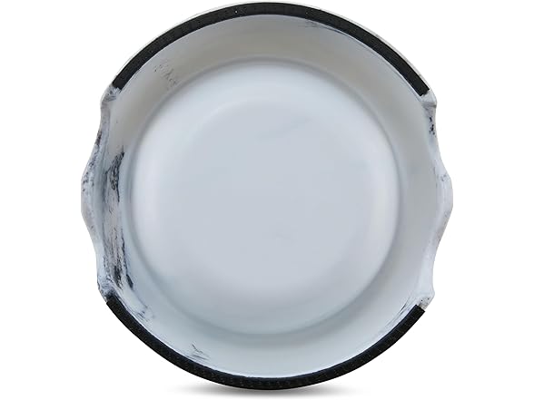 Marble Print Melamine Dog and Cat Food and Water Bowl
