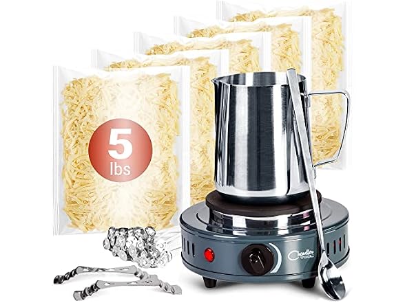 Candle Making Kit with Electronic Hot Plate