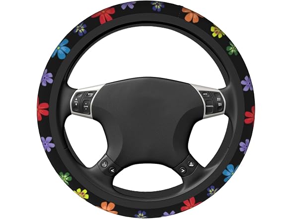 Harooni Flower Steering Wheel Cover 15 Steerin