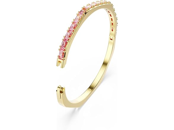 Swarovski (S) Matrix Bangle Pink Gold