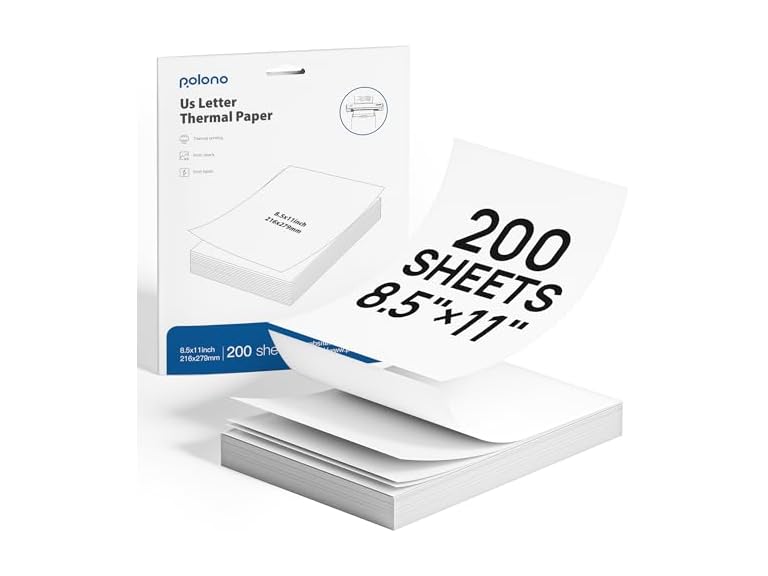 8.5" x 11" Thermal Printing Paper